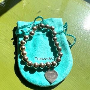 Tiffany & Co Heart Tag Bracelet 8mm Silver